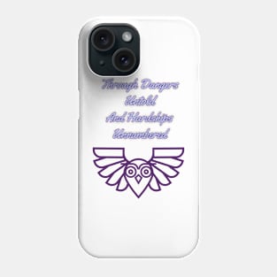 Labyrinth Poem Purple Phone Case