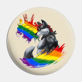 Bandit the Wolf - Pride Month 2021 Pin