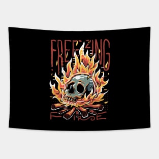 Freezing Fire Tapestry