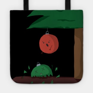 Falling Christmas Ornament Tote