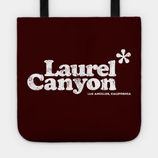 Laurel Canyon Jasmine Flower 1970's - white print Tote