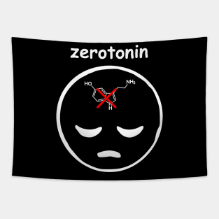 zerotonin, white Tapestry