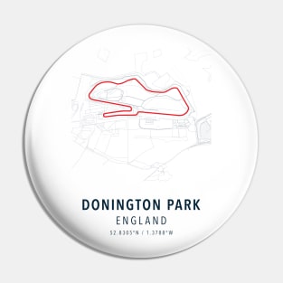 donington park simple map Pin