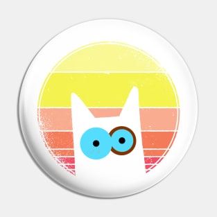 Chopin the cat (sunset) Pin