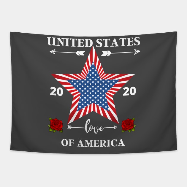 UNITED STATES OF AMERICA Tapestry by Grishman4u