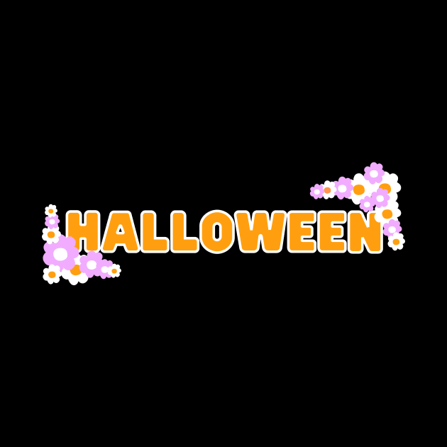 halloween bib flower by Tees by broke