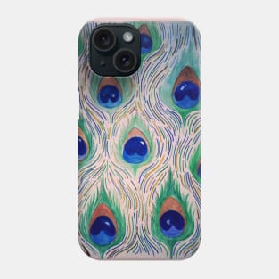 Animal Print - Peacock Feathers Phone Case