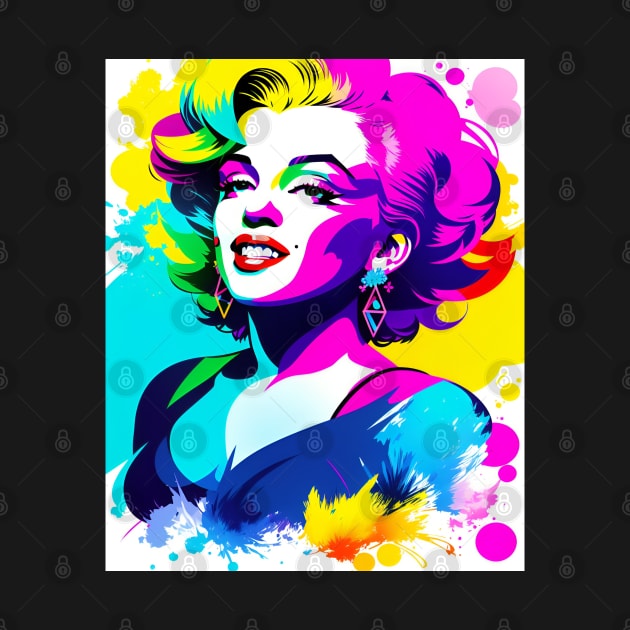 Marilyn Monroe Pop Art by MtWoodson