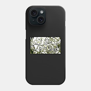 Green Abstraction Scenery Pattern And Image. Phone Case