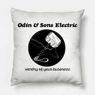 Electricians of Asgard Pillow