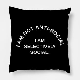 Anti Social Pillow