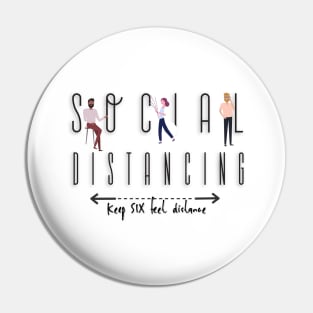 Social distancing Pin