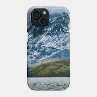 icy mountains Phone Case