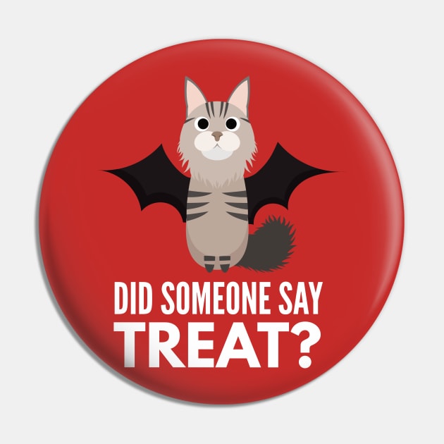 Maine Coon Halloween Trick or Treat Pin by DoggyStyles