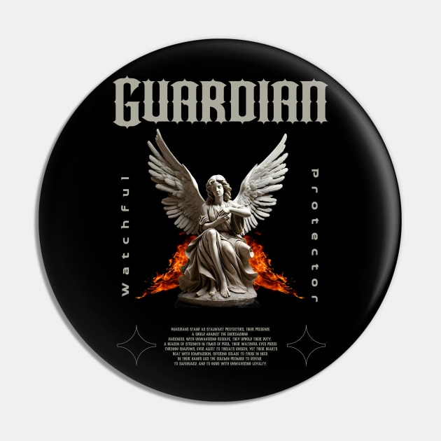 Guardian angel Pin by DJ Saifee Designs 