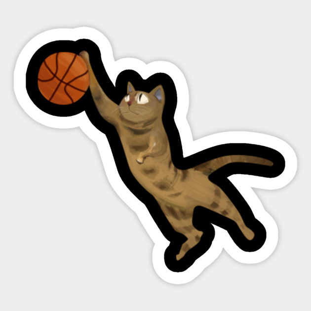 Basketball Player Kitty Cat Gift I Hoops Streetball Basketball