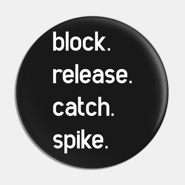 block release catch spike Pin by Mographic997