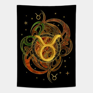 Taurus Zodiac Sign Earth element Tapestry