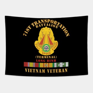 71st Transportation Battalion -  -Terminal - Long Binh -Vietnam Vet  w VN SVC X 300 Tapestry