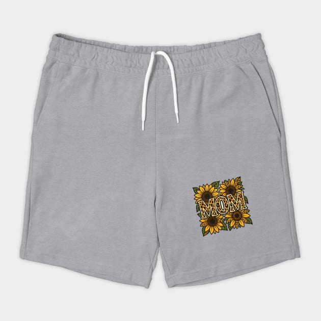 Mom Sunflower Leopard Print Design by Designed By Marty
