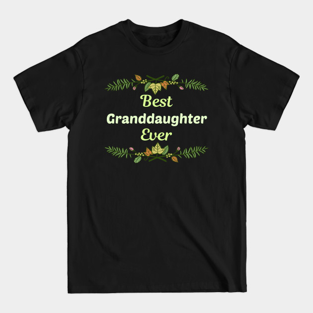 Discover Family Leaf Granddaughter - Granddaughter - T-Shirt