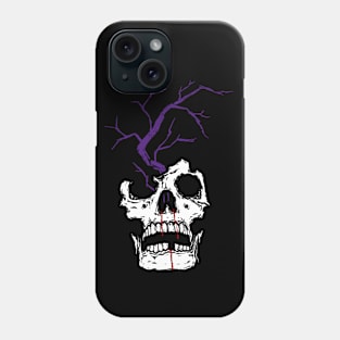 driftwood skull Phone Case