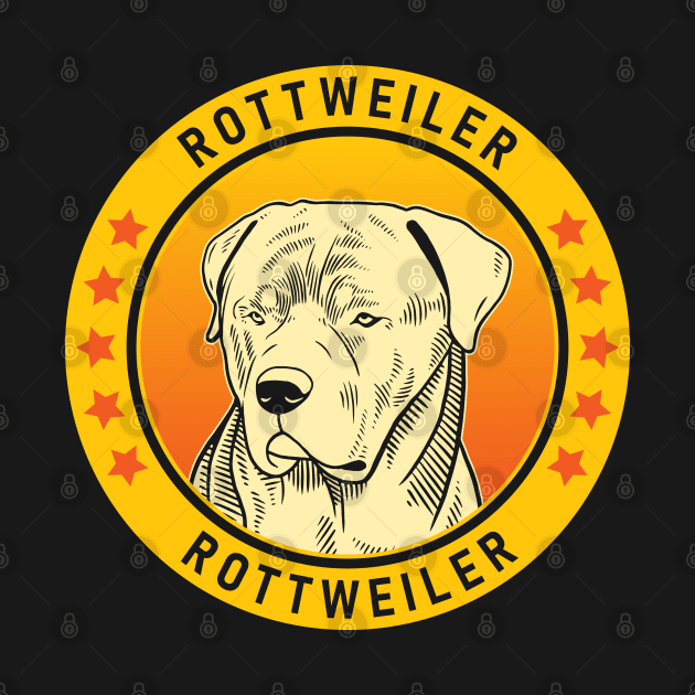 Rottweiler Dog Portrait by millersye