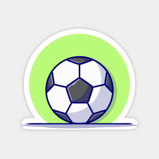 Soccer Ball With whistle Cartoon Vector Icon Illustratio Magnet