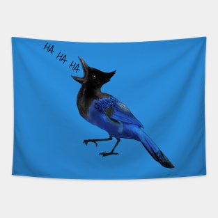 Laughing Steller's Jay Tapestry