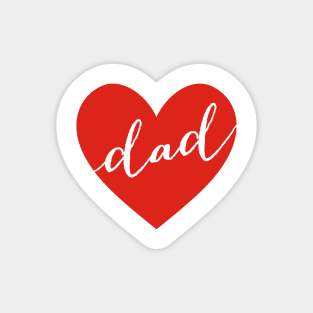 love you dad, happy father's day Magnet