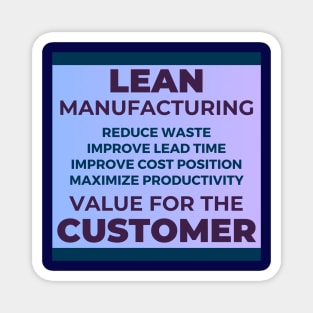 Lean Manufacturing Magnet