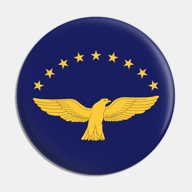 Azores Goshawk Pin by Indie Pop