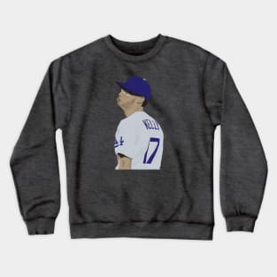 LOS ANGELES DODGERS CLASSIC FLC CREWNECK (HEATHER GREY)