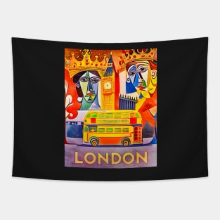 LONDON, globetrotters Tapestry