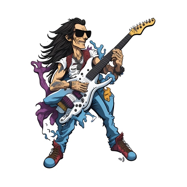 Steve guitarist by Illustrations By Majali