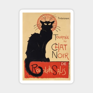 Tournee du Chat Noir by Theophile Alexandre Steinlen Magnet