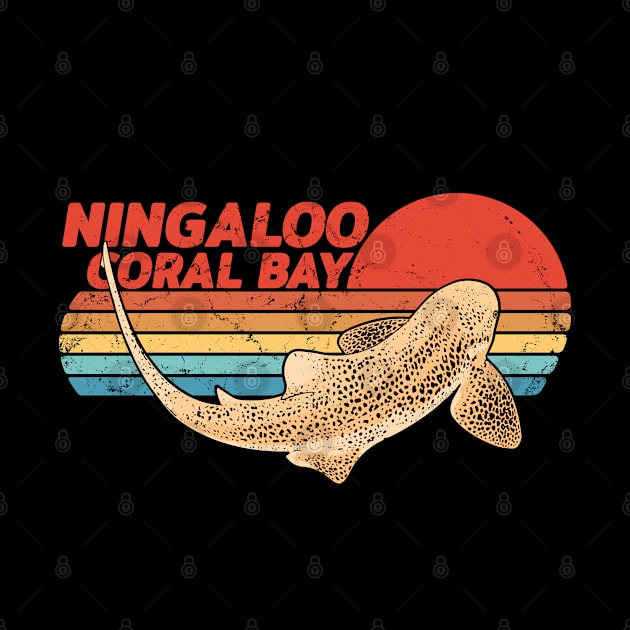 Ningaloo Coral Bay Zebra Shark by NicGrayTees
