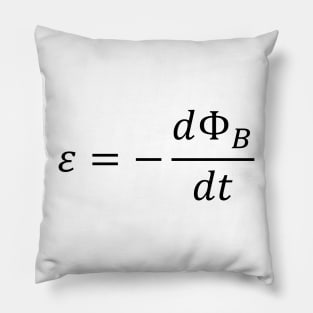 Faraday Law Of Electromagnetic Induction, physics and engineering Pillow