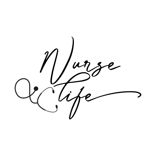 Nurse Life Stethoscope Script by ColorFlowCreations