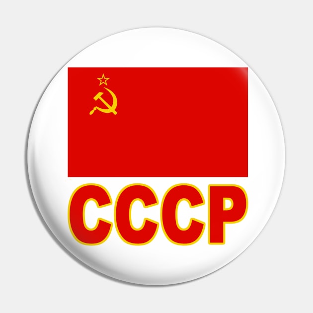 The Pride of the Soviet Union (CCCP) National Flag Design Pin by Naves