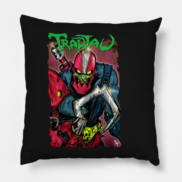 TrapJaw Pillow by Trapjaw1974