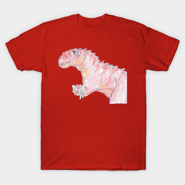 Discover The T-Rex and the Fuzzy Bunny - Trex - T-Shirt