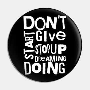 Don't give up Pin