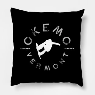 Okemo Mountain Snowboard Pillow