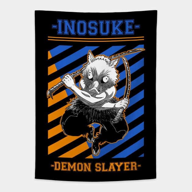 Inosuke 24 Tapestry by Mrwaifu