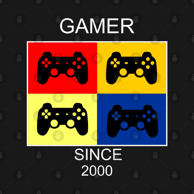 gamer since 2000 by Carolina Cabreira