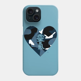 Reiki Love, Blue Water Camo Phone Case