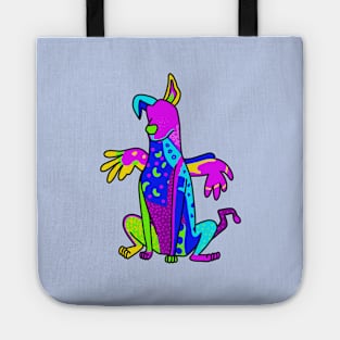 Colorful Spirit Guide Dog Tote