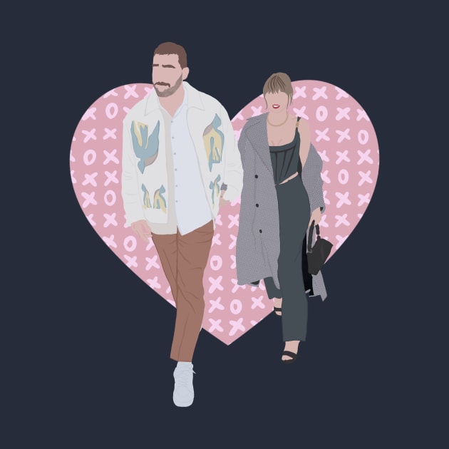 Taylor and Travis with Heart by Midnight Pixels