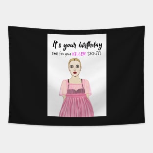 Villanelle, Killing Eve - killer dresss Tapestry